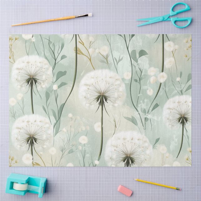 Dandelion Design Series #7 Tissue Paper (Craft)