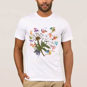 Dandelion Dragon Flower, Dragon Lover unisex T-Shirt