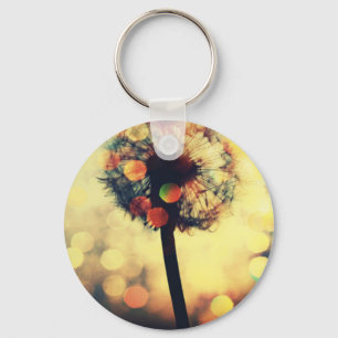 dandelion dreams key ring