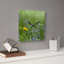 Dandelion Dreams Wall Art / Clock