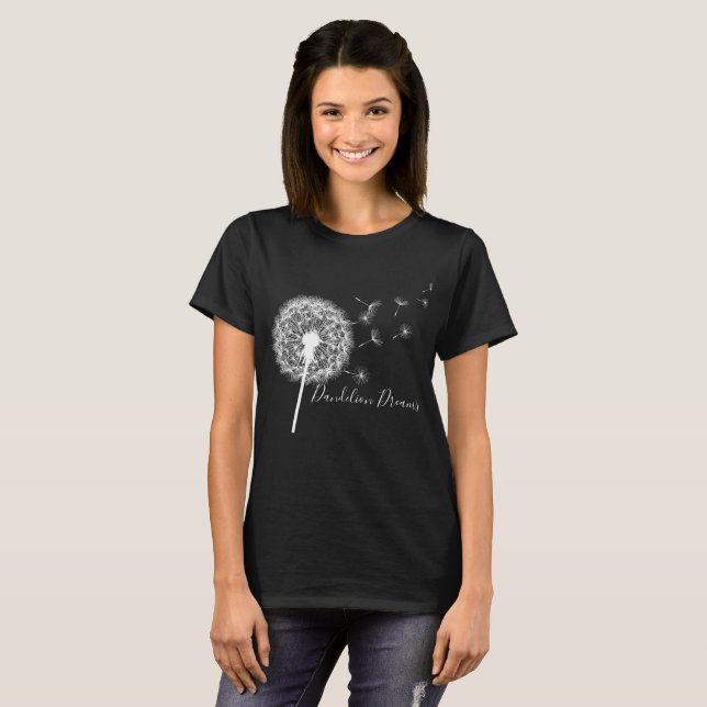 Dandelion Dreams with Text T-Shirt (Front Full)