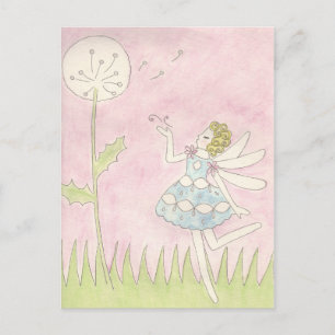 Dandelion Fairy Postcard