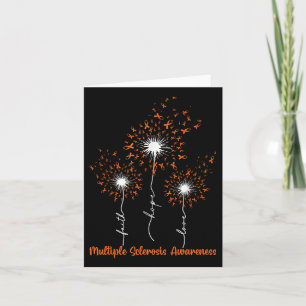 Dandelion Faith Hope Love Ms Multiple Sclerosis Aw Card
