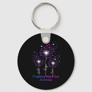 Dandelion Faith Hope Love Pregnancy Infant Loss Aw Key Ring