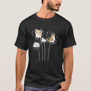 Dandelion Fan Positive Gardener Positivity Funny D T-Shirt