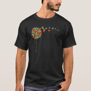 Dandelion Farm Animal Hen Rooster Farmer Poultry C T-Shirt