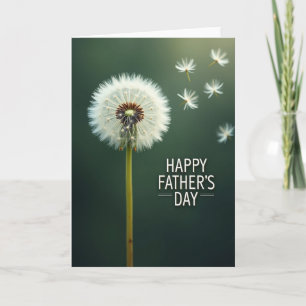 Dandelion Fathers Day Wish Card