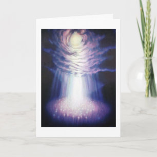 Dandelion Field Greeting Card with Deep Peace