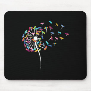 Dandelion Flip Flops Surfing Shirt For Beach Mouse Mat