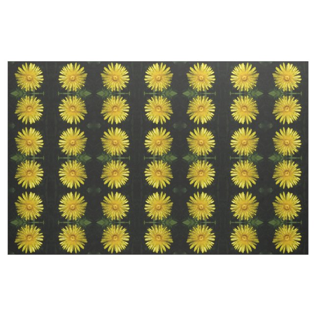 Dandelion Floral Patterned Fabric (Fat Quarter)