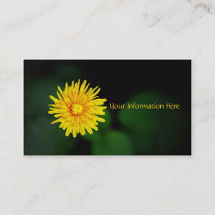 Dandelion Flower Business Cards