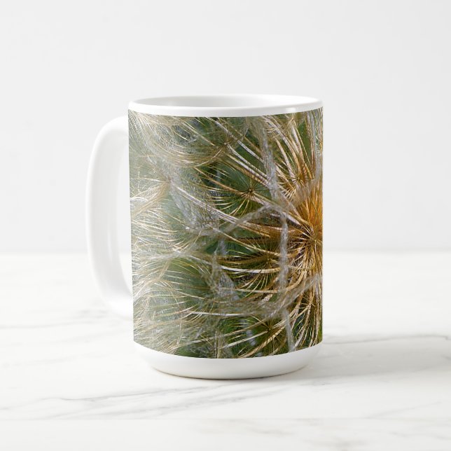 Dandelion Flower Coffee Mug (Front Left)