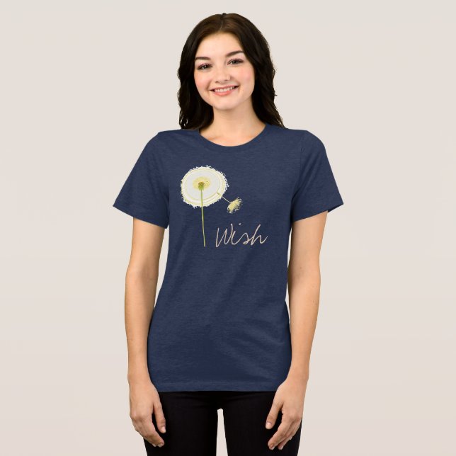 Dandelion Flower Tri-Blend Shirt (Front Full)
