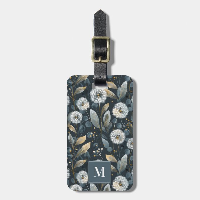 Dandelion Flowers Luggage Tag (Front Vertical)