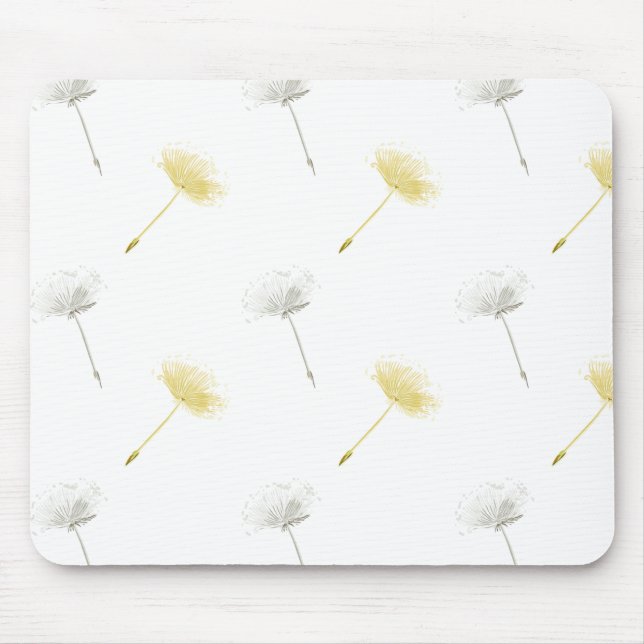 Dandelion Flowers Mouse Mat (Front)