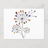 Dandelion Flowers Music Lover Gift For Guitarlist 