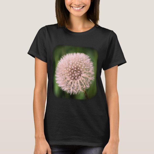 Dandelion Fluff Floral Nature  T-Shirt (Front)