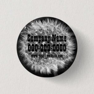 Dandelion Fuzz 3 Cm Round Badge