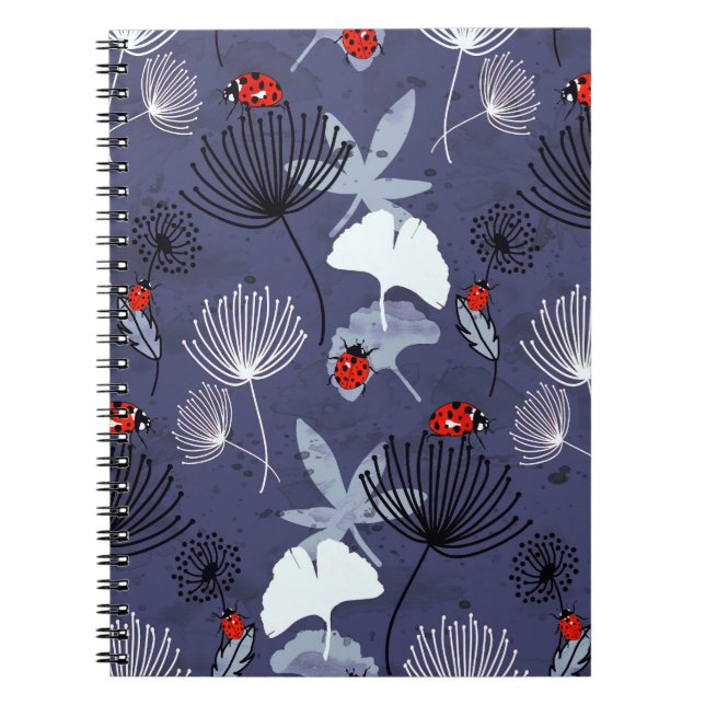 Dandelion Ginkgo: Abstract Hand Drawing Notebook (Front)