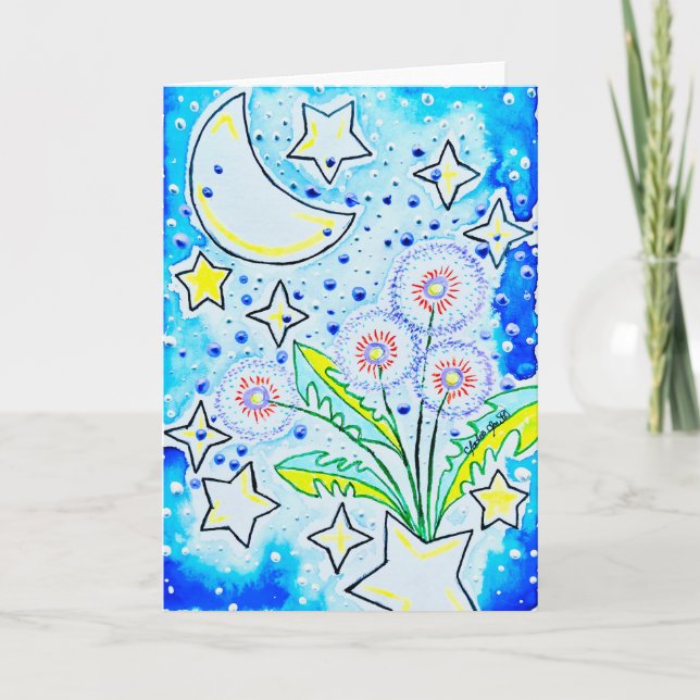 dandelion greeting card (Front)