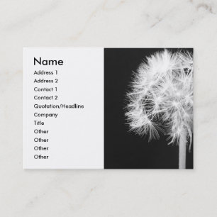 Dandelion Haiku Business Card
