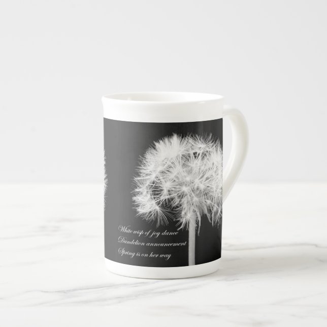 Dandelion Haiku Speciality Mugs (Front Right)