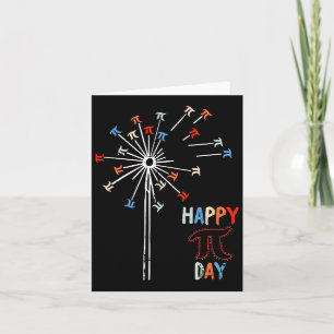 Dandelion Happy Pi Day Math Symbols Teacher Studen Card