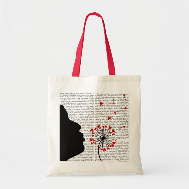 Dandelion Hearts Tote Bag (Front)
