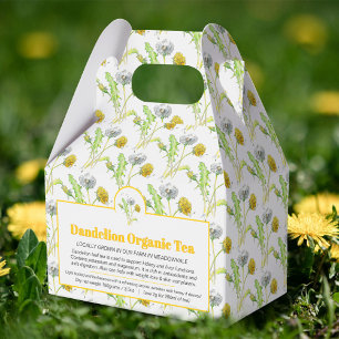 Dandelion herbs grower farmer business tea box