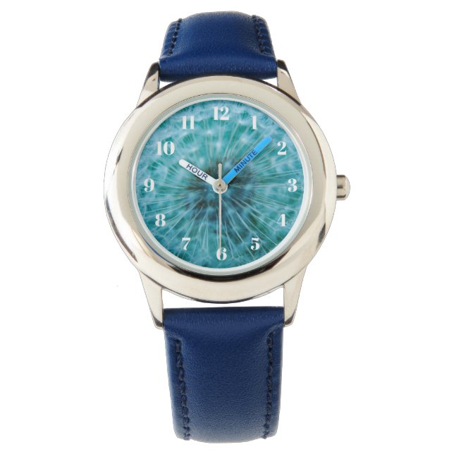 Dandelion in Blue Kid's Watch (Front)
