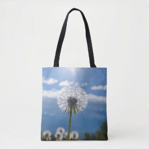 Dandelion In The Light Tote Bag