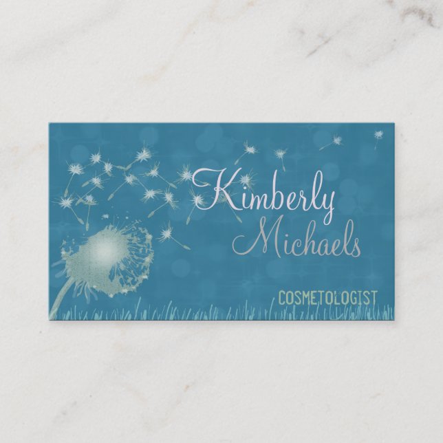 Dandelion in the Wind Business Card (Front)