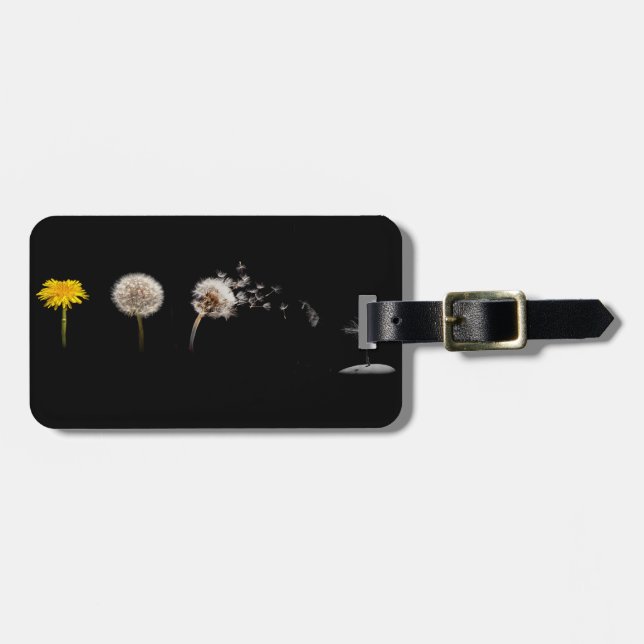 Dandelion Life Cycle Luggage Tags (Front Horizontal)
