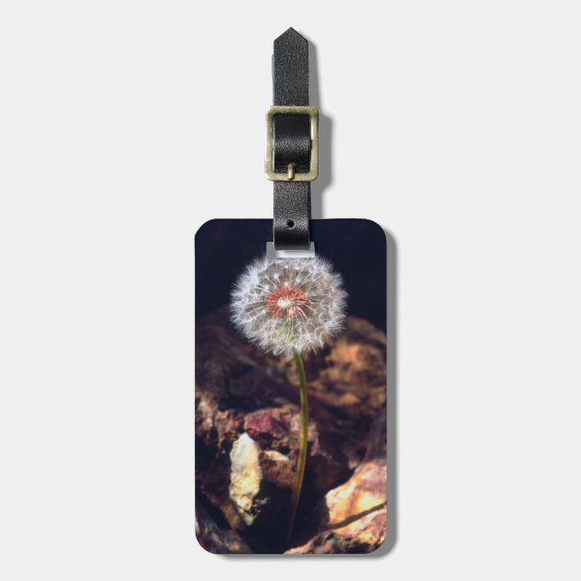 Dandelion Luggage Tag (Front Vertical)