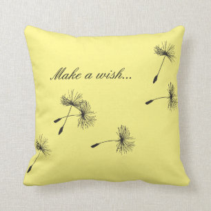 Dandelion Make a Wish Customised Colour Pillow