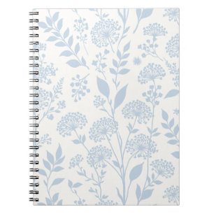 Dandelion Meadow Dusty Blue - Neutral Notebook