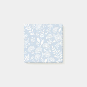 Dandelion Meadow Neutral - Dusty Blue Post-it Notes