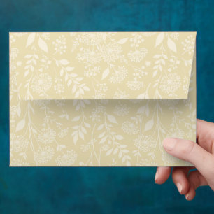 Dandelion Meadow Neutral - Golden Wheat Envelope