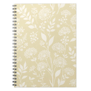 Dandelion Meadow Neutral - Golden Wheat Notebook
