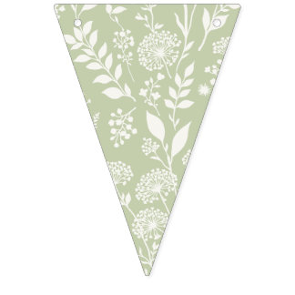 Dandelion Meadow Neutral - Soft Olive Bunting