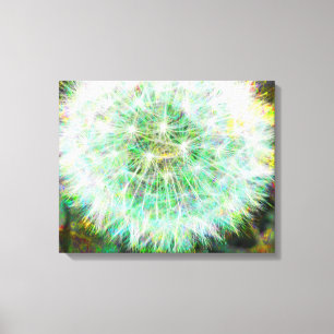 Dandelion Meditation Void Canvas Print