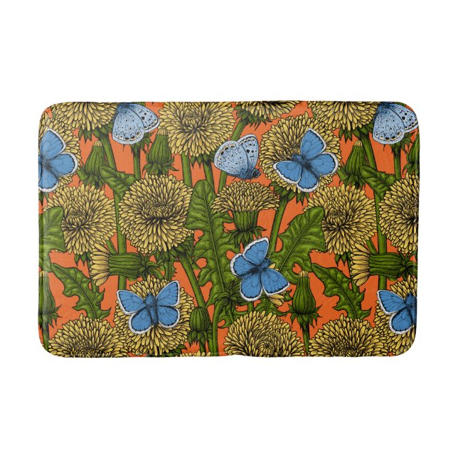 Dandelion medow bath mat (Front)