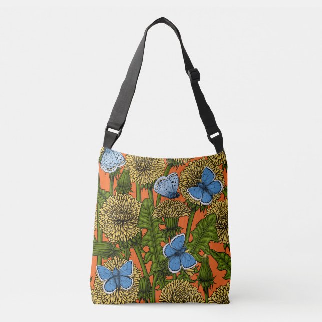 Dandelion medow crossbody bag (Front)