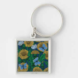 Dandelion medow key ring