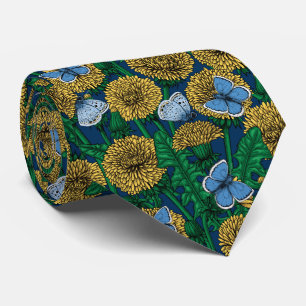 Dandelion medow neck tie
