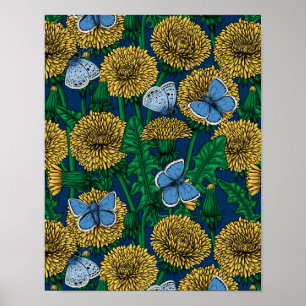 Dandelion medow poster