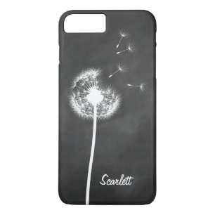 Dandelion Monogram Chalkboard iPhone 7 Plus iPhone 8 Plus/7 Plus Case