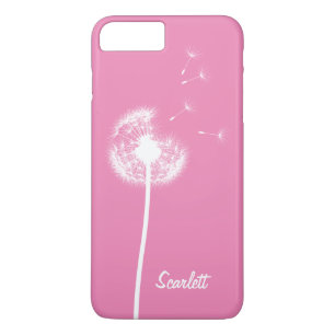 Dandelion Monogram Pink iPhone 7 Plus iPhone 8 Plus/7 Plus Case