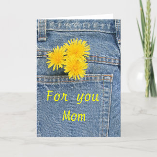 Dandelion Mother's Day card