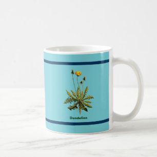 Dandelion On Blue Coffee Mug